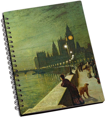 

Rangeele Inkers A5 Notebook(River bank Painting, Multicolor)
