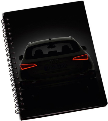 

Rangeele Inkers A5 Notebook(Stylish Black car Back, Multicolor)