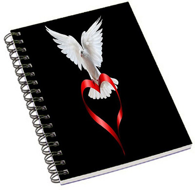 

Shopmania A5 Notebook(Paece Of love, Multicolor)