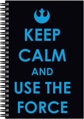 

Art Emporio A5 Notebook(Keep Calm and Use the Force, Multicolor)