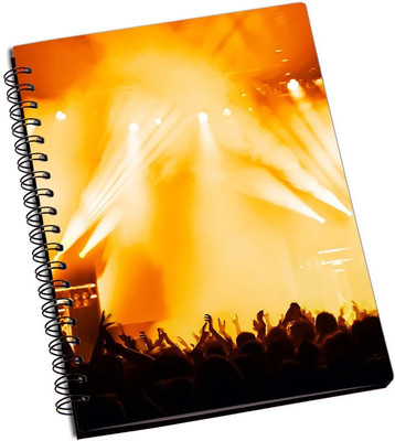 

Rangeele Inkers A5 Notebook(Rock Concer Full, Multicolor)