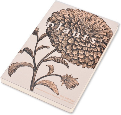 

Enwraps Regular Notebook(EG Series - Vintage Design Plants, Cream)