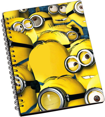 

Rangeele Inkers A5 Notebook(Minions Rush Yellow, Multicolor)