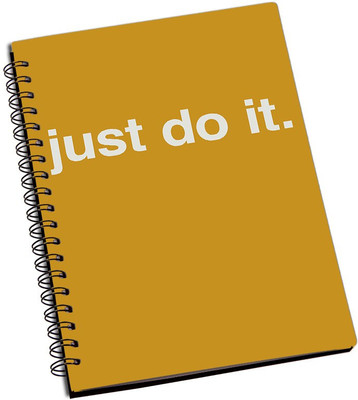 

Rangeele Inkers A5 Notebook(Just Do It, Multicolor)