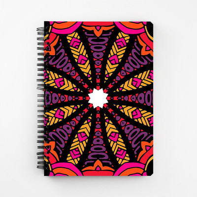 

RAYITE A5 Diary(Psychedelic Centre, Multicolor)