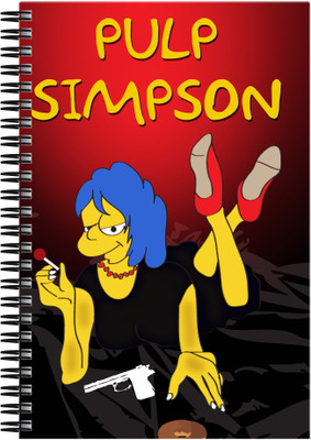 

Art Emporio A5 Notebook(Pulp Simpson Mashup, Multicolor)