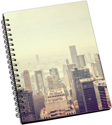 

Rangeele Inkers A5 Notebook(Beautiful City View, Multicolor)