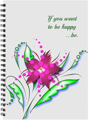 

Paper Plane Design A5 Notebook(Paper Plane Design, White)