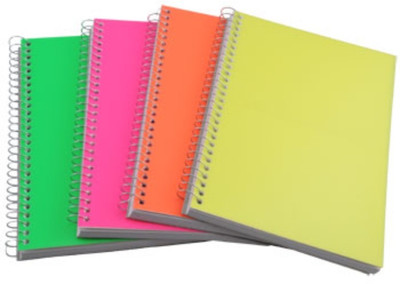 

Printo Fine India A4 Notebook(Spiral Notebooks, Multicolor, Pack of 5)