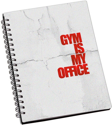 

Rangeele Inkers A5 Notebook(Gym is My Office, Multicolor)