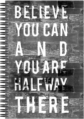 

Art Emporio A5 Notebook(Believe You Can, Multicolor)