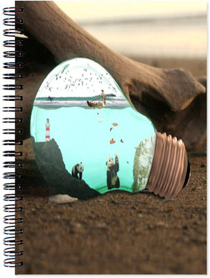 

VenTechno A5 Diary(Life Theme Wirebound Ruled Paper Sheets Personal and Office Stationary Notebooks Diary, Multicolor)