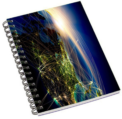 

Shopmania A5 Notebook(DESIGNER PRINTED NOTEBOOK, Multicolor)