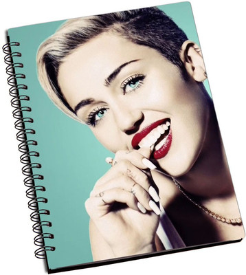 

Rangeele Inkers A5 Notebook(Miley cyrus Beautiful, Multicolor)