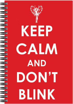 

Art Emporio A5 Notebook(Keep Calm and Dont Blink, Multicolor)