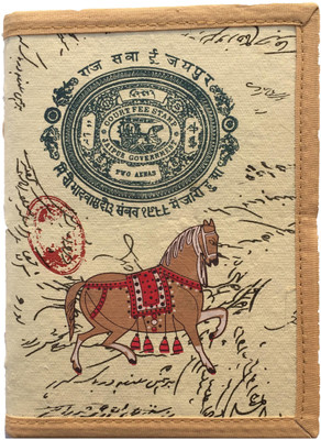 

Rstore Regular Diary(Handmade Horse Print Bahi Khata (Size 8X6 inch), Multicolor)