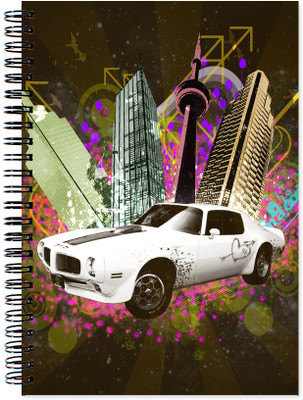 

VenTechno A5 Diary(3D Designer Wirebound Ruled Paper Sheets Personal and Office Stationary Notebooks Diary, Multicolor)