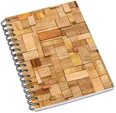 

Shopmania A5 Notebook(Wood, Multicolor)