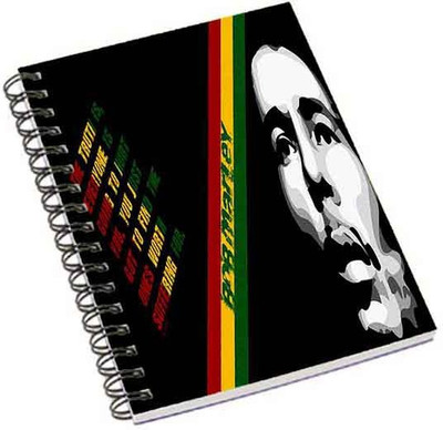 

Shopmania A5 Notebook(Bob marle, Multicolor)