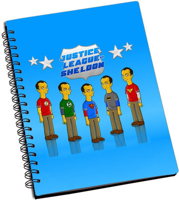 

Rangeele Inkers A5 Notebook(Justice League OF Sheldon, Multicolor)