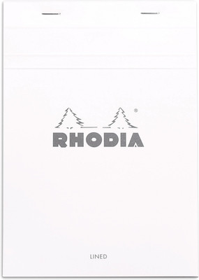 

Rhodia A5 Note Pad(Basics White - No. 16 - A5 - 210 mm x 148 mm, Multicolor)
