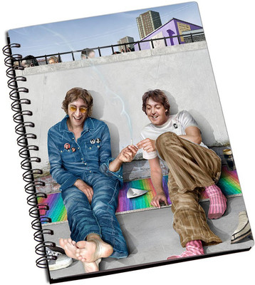 

Rangeele Inkers A5 Notebook(The Beatles Happy Paintings, Multicolor)
