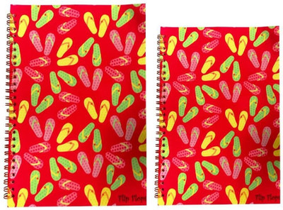 

Notex B5 Notebook(FLIP FLOP, Pink, Pack of 2)
