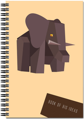 

Art Emporio A5 Notebook(Elephant Ideas, Multicolor)