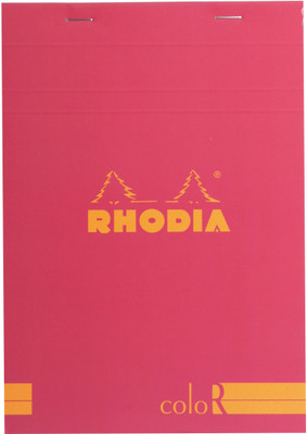 

Rhodia A5 Note Pad(Basics Raspberry ColoR - No. 16 - A5 - 210 mm x 148 mm, Raspberry)
