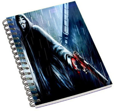 

Shopmania A5 Notebook(DESIGNER PRINTED NOTEBOOK, Multicolor)