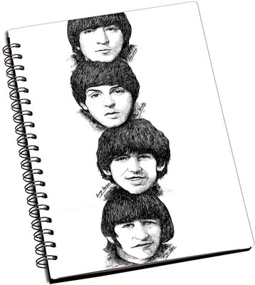 

Rangeele Inkers A5 Notebook(The Beatles Sketch, Multicolor)
