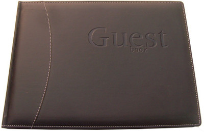 Sukeshcraft Guest A3 Notebook Ruled 95 Pages(Brown, Black)