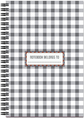 

Art Emporio A5 Notebook(Grey Patterns, Grey)