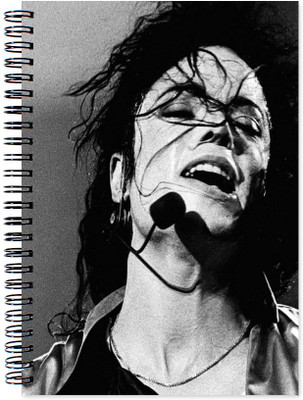 

VenTechno A5 Diary(Michael Jackson Wirebound Ruled Paper Sheets Personal and Office Stationary Notebooks Diary, Multicolor)