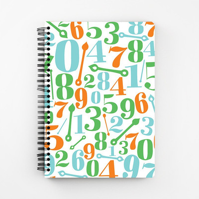 

RAYITE A5 Diary(Clock Numbers, Multicolor)