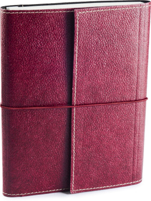 

Eco-Leatherette A5 Journal(Handcrafted, Cherry)