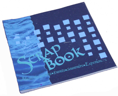 

Creates & Designs Regular Journal(Handmade Paper Scrap Book, Purple)