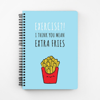 

RAYITE A5 Diary(Extra Fries, Multicolor)