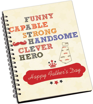 

ShopMantra A5 Notebook(Super Dad Feature Father's Day Cushion Cover, Multicolor)