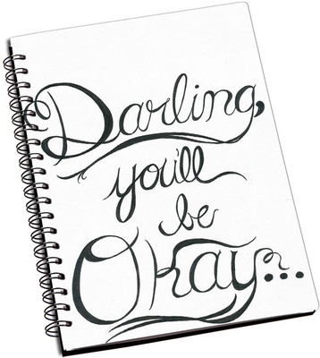

Rangeele Inkers A5 Notebook(Darling You'll be Okay, Multicolor)