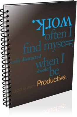 

VenTechno A5 Diary(Motivational A5 - Diary (Spiral Bound), Multicolor)