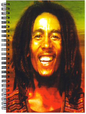 

VenTechno A5 Diary(Bob Marley Wirebound Ruled Paper Sheets Personal and Office Stationary Notebooks Diary, Multicolor)