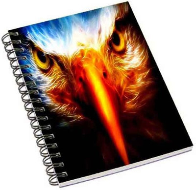 

Shopmania A5 Notebook(Eagle, Multicolor)