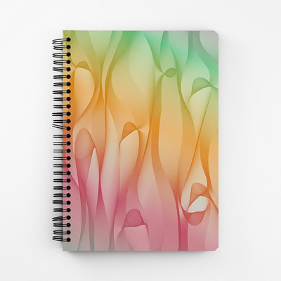 

RAYITE A5 Diary(Trippy Lines, Multicolor)