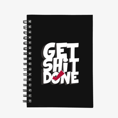 

InstaNote A5 Diary(GET SHIT DONE, Black)