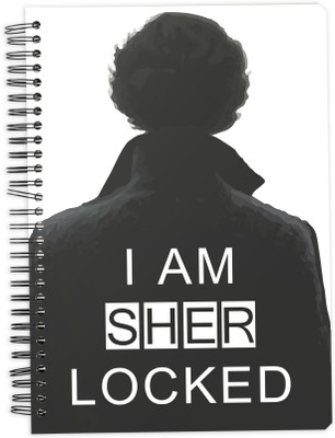 

Mc Sid Razz A5 Notebook(Sherlock – I Am Sherlocked, White)