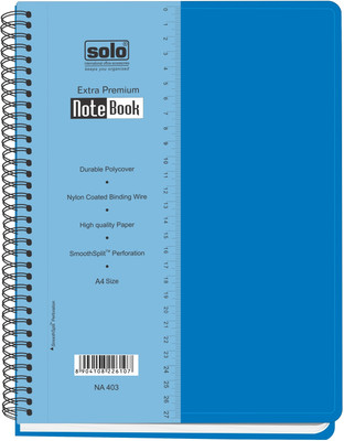 

Solo A4 Notebook(Management Premium (Pack of 2), Blue)
