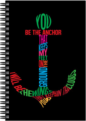 

Art Emporio A5 Notebook(You be the Anchor, Multicolor)