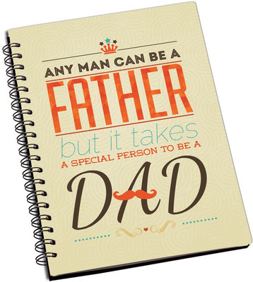 

ShopMantra A5 Notebook(Special Person to be Dad Father's Day Cushion Cover, Multicolor)