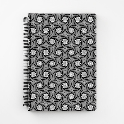 

RAYITE A5 Diary(Grayscale Pentagon, Multicolor)